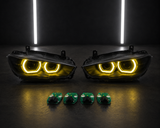 Yellow Angel Eyes DRL — BMW 1 Series F20/F21 LCI (2015–2019)