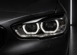 Gloss Black Headlight Eyebrows — BMW 1 Series F20/F21 LCI (2015–2019)